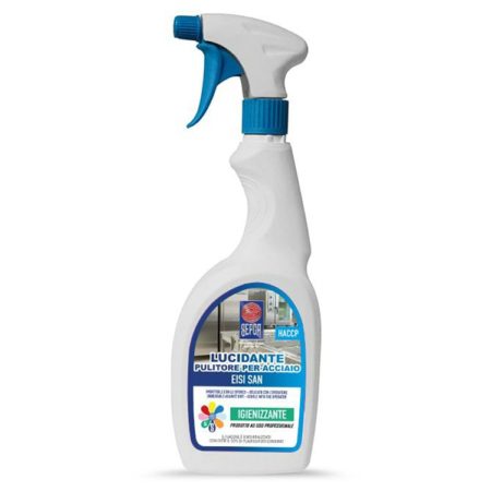 Detergente lucidante e pulitore acciaio inox professionale haccp Eisi San 750ml