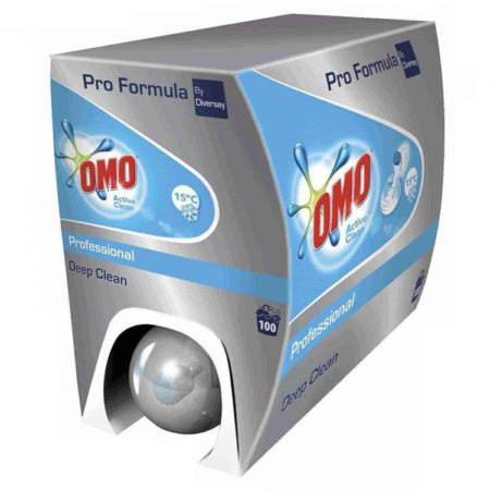 Detersivo liquido lavatrice professionale Omo Active Clean profumato 75lt