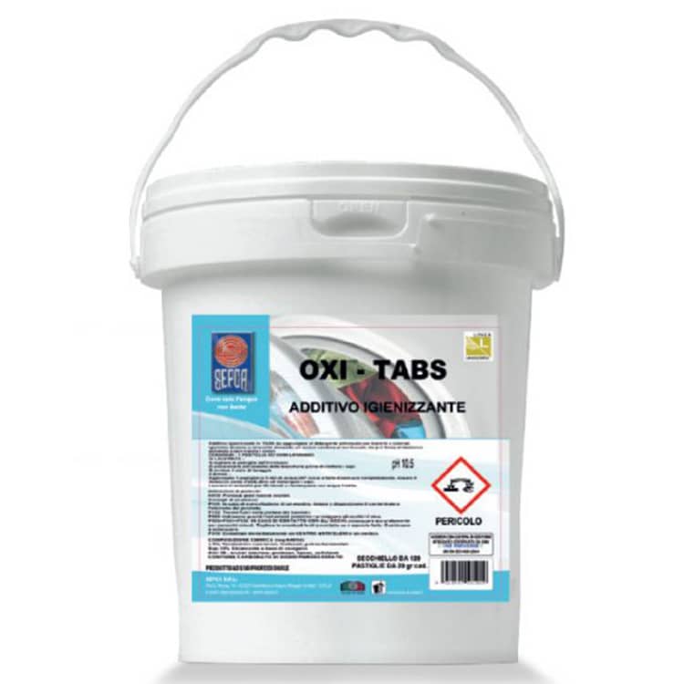 Oxi Tabs additivo igienizzante anticalcare - Forniture aziendali - Uni3  Servizi