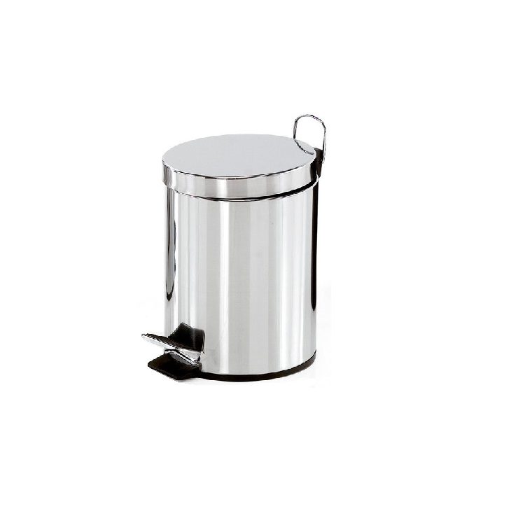 Pattumiera A Pedale In Acciaio Inox 30L Con Coperchio Silenzioso - Inclusi 30 Sacchetti