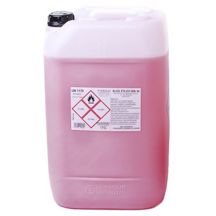 Alcool Etilico Denaturato 90° tanica 20 litri - Uni3 Servizi