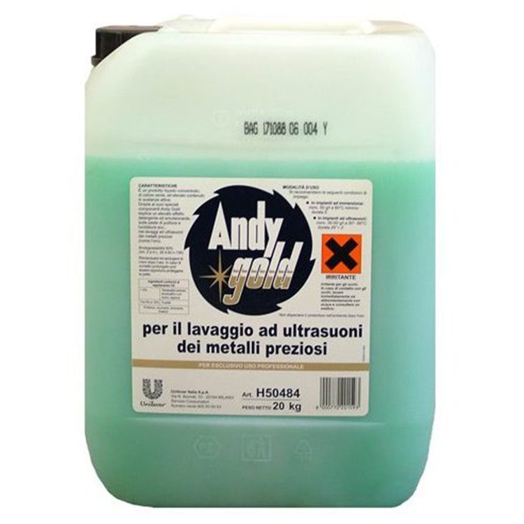 Andy Gold detergente per lavaggio ad ultrasuoni - Uni3 Servizi