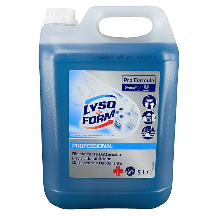 Detergente LYSOFORM disinfettante professionale - Uni3 Servizi