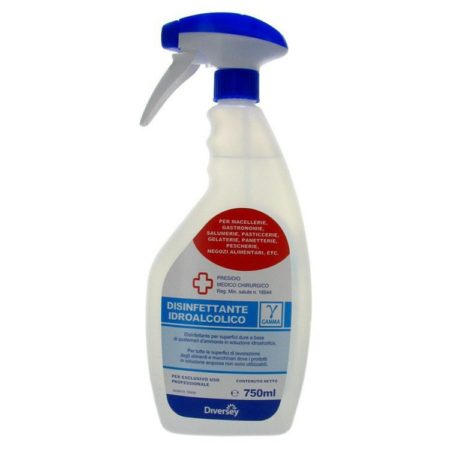 Gamma detergente disinfettante idroalcolico professionale haccp 750ml