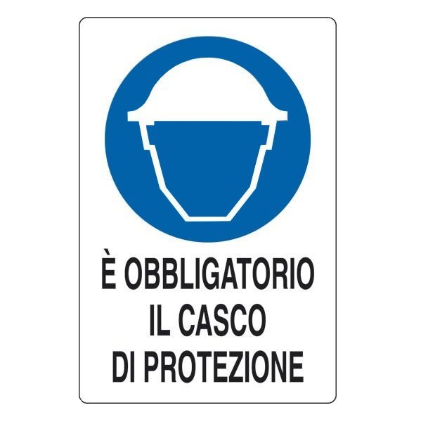 Cartello Sicurezza DPI Vsafety 41084 - Obbligo Calzature Di Protezione, 200x300 Mm, Plastica Rigida 2 Mm, Rispetta Norme EN ISO 7010