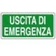 ADESIVO USCITA DI EMERGENZA