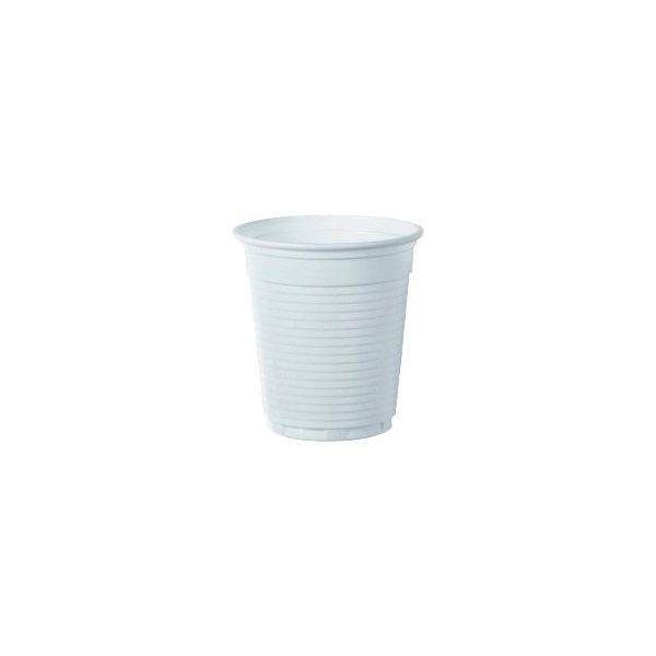 BICCHIERI IN PLASTICA BIANCHI DA CAFFE' (cc 80) - Forniture