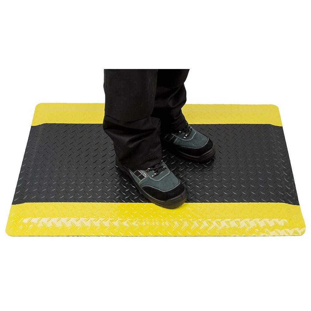 Tappetino Anti-fatica VIVO In Schiuma 71x43 Cm Per Scrivania In Piedi – Supporto Piedi Ergonomico, Nero