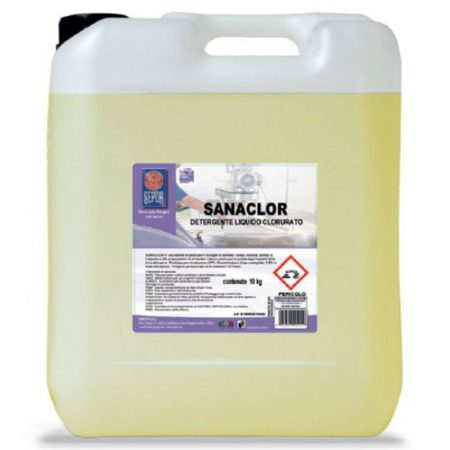 Detergente professionale Sanaclor igienizzante impianti spinaggio haccp 10lt