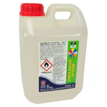 Detergente igienizzante professionale Saniti Food 3C cucina haccp 2lt