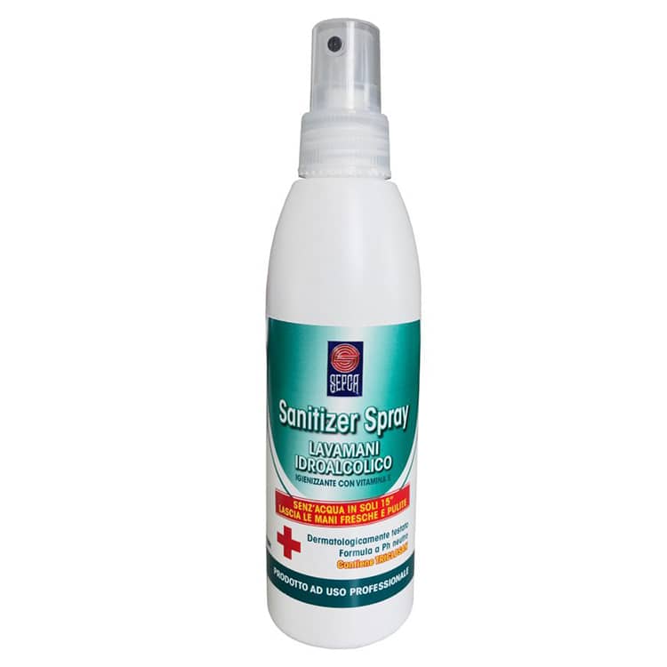 Spray igienizzante idroalcolico mani Sanitizer 200ml