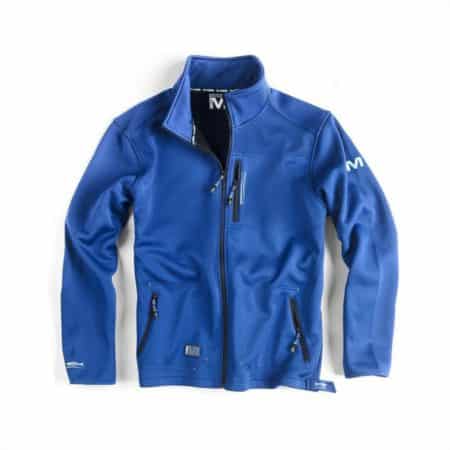 Giubbino softshell Myday Parker blu cobalto