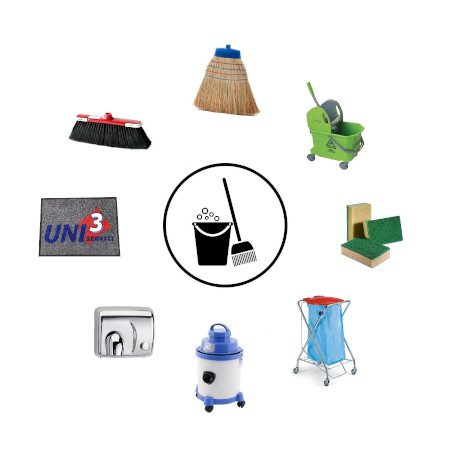categoria attrezzature per pulizia Uni3 Servizi forniture aziendali